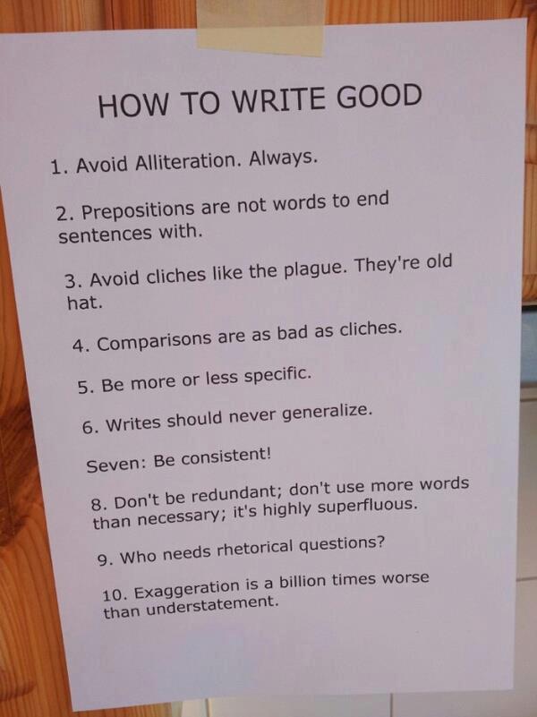 write good